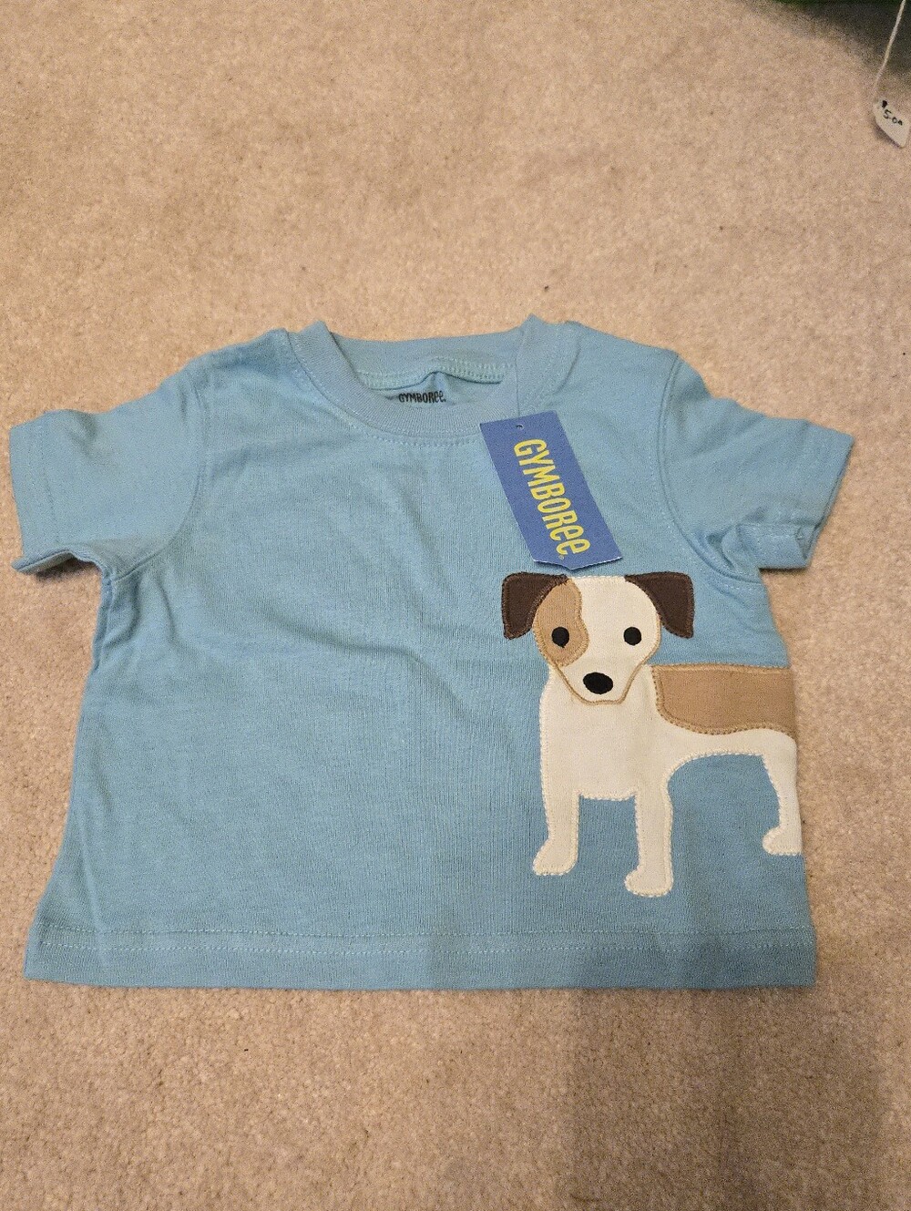 NWT Gymboree Blue Puppy T-shirt Size 3-6 Months